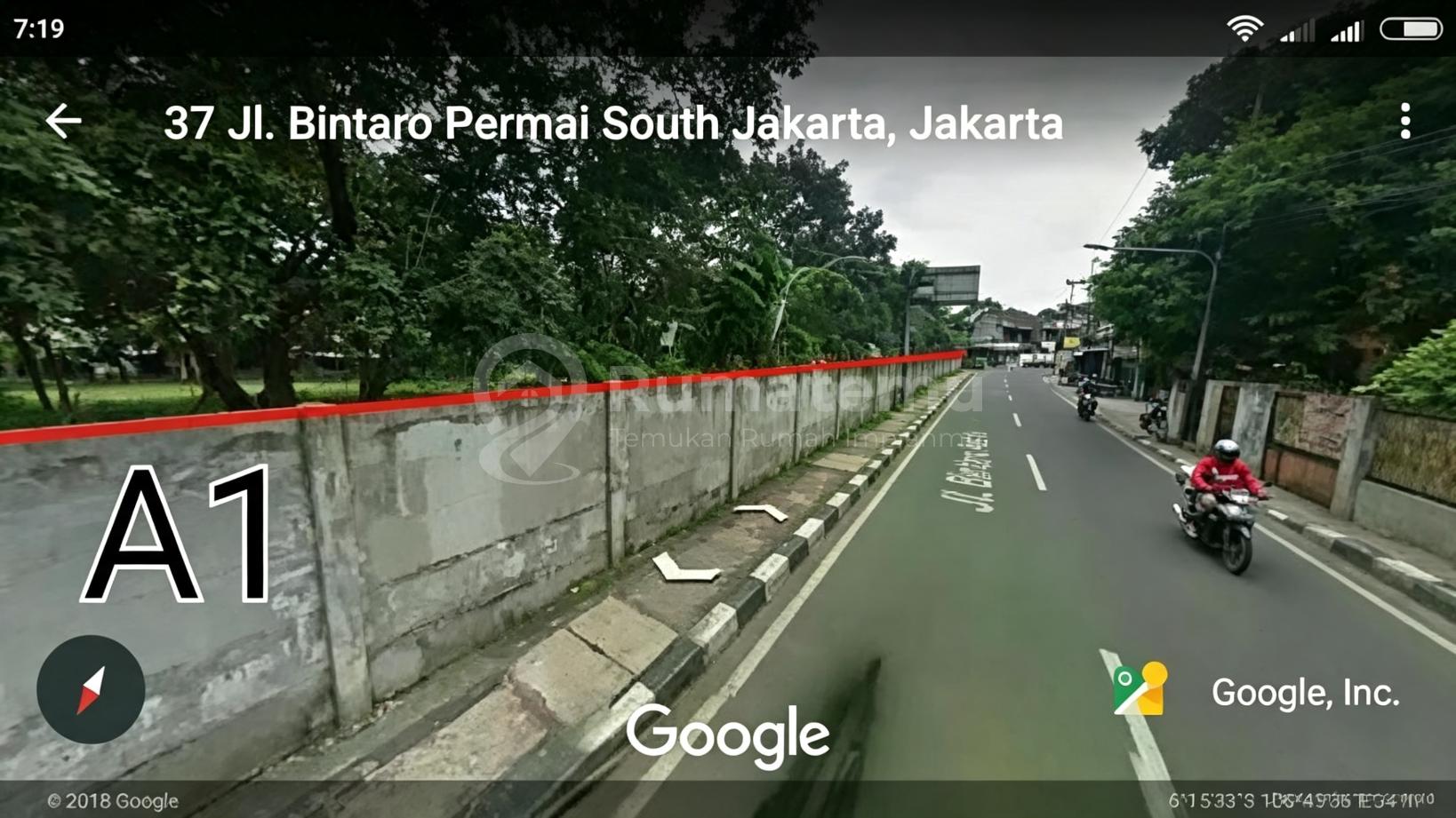 Tanah Bintaro Jak Sel Samping Tol Dekat Bintaro Park View