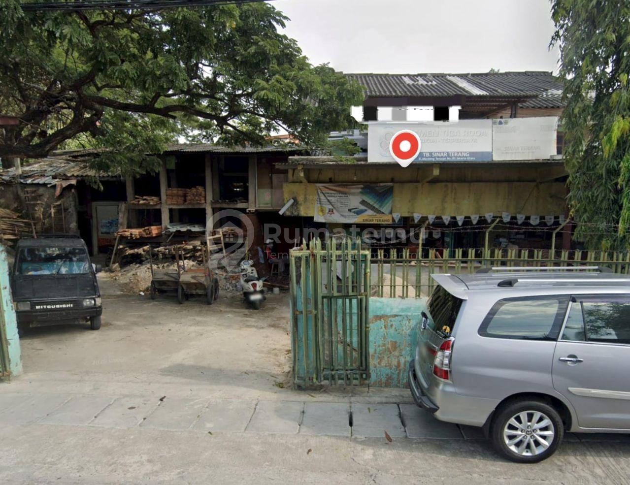 Bangunan& Tempat Usaha lokasi Strategis Hoek di Lagoa Koja Tj Priok Jakarta Utara