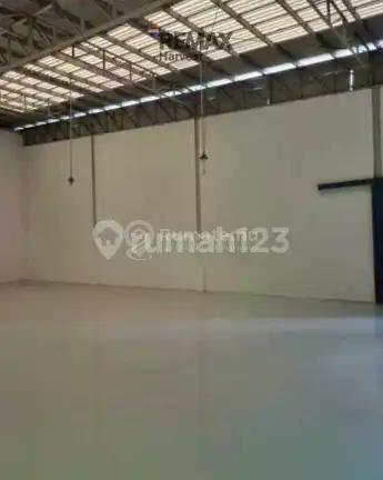 Sewa Gudang Cikande Serang Luas 2100M² bisa Izin B3 & Amdal, Akses Container 40' Siap Pakai Hanya 40 Ribu/M2/Bulan!! Serang