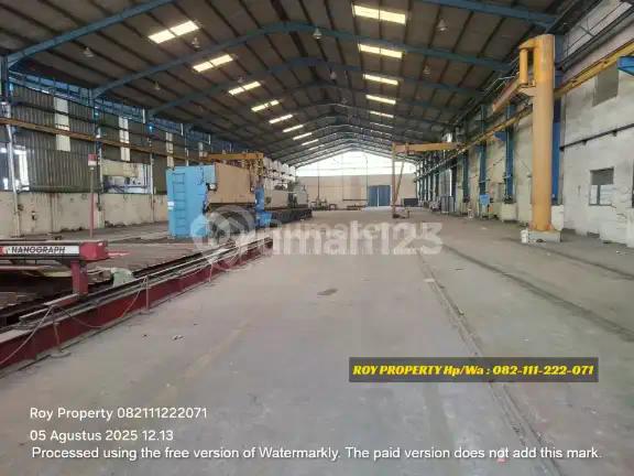 Disewakan Gudang di Cakung Cilincing 3400 m2 Pinggir Tol Cakung