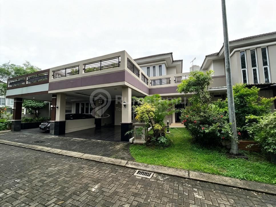DiSewa Rumah Eksklusif De Park BSD, Lingkungan Asri & Nyaman Lokasi Strategis