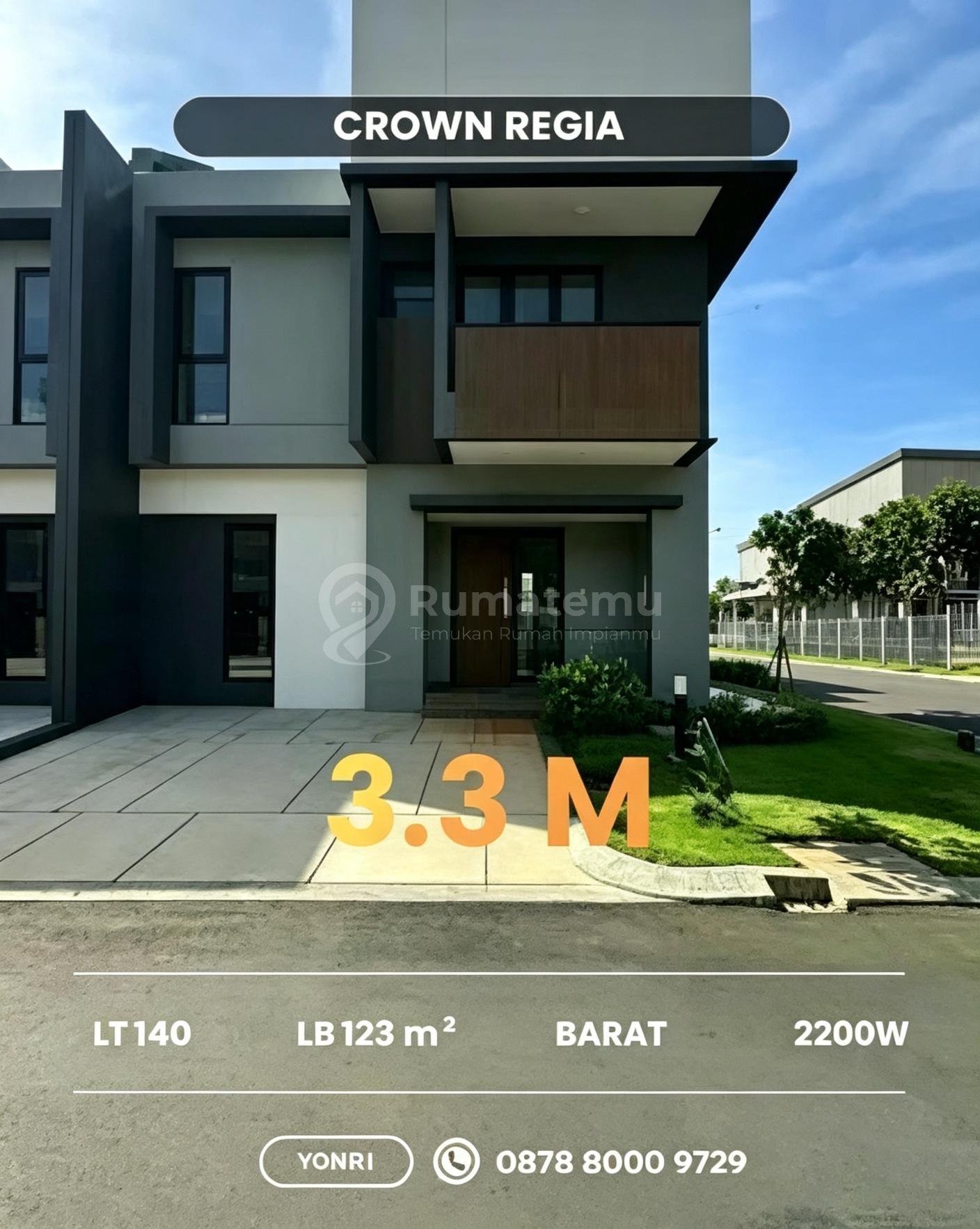 Dijual Cepat - Sumarecon Crown Gading - Regia Type Premium Hook