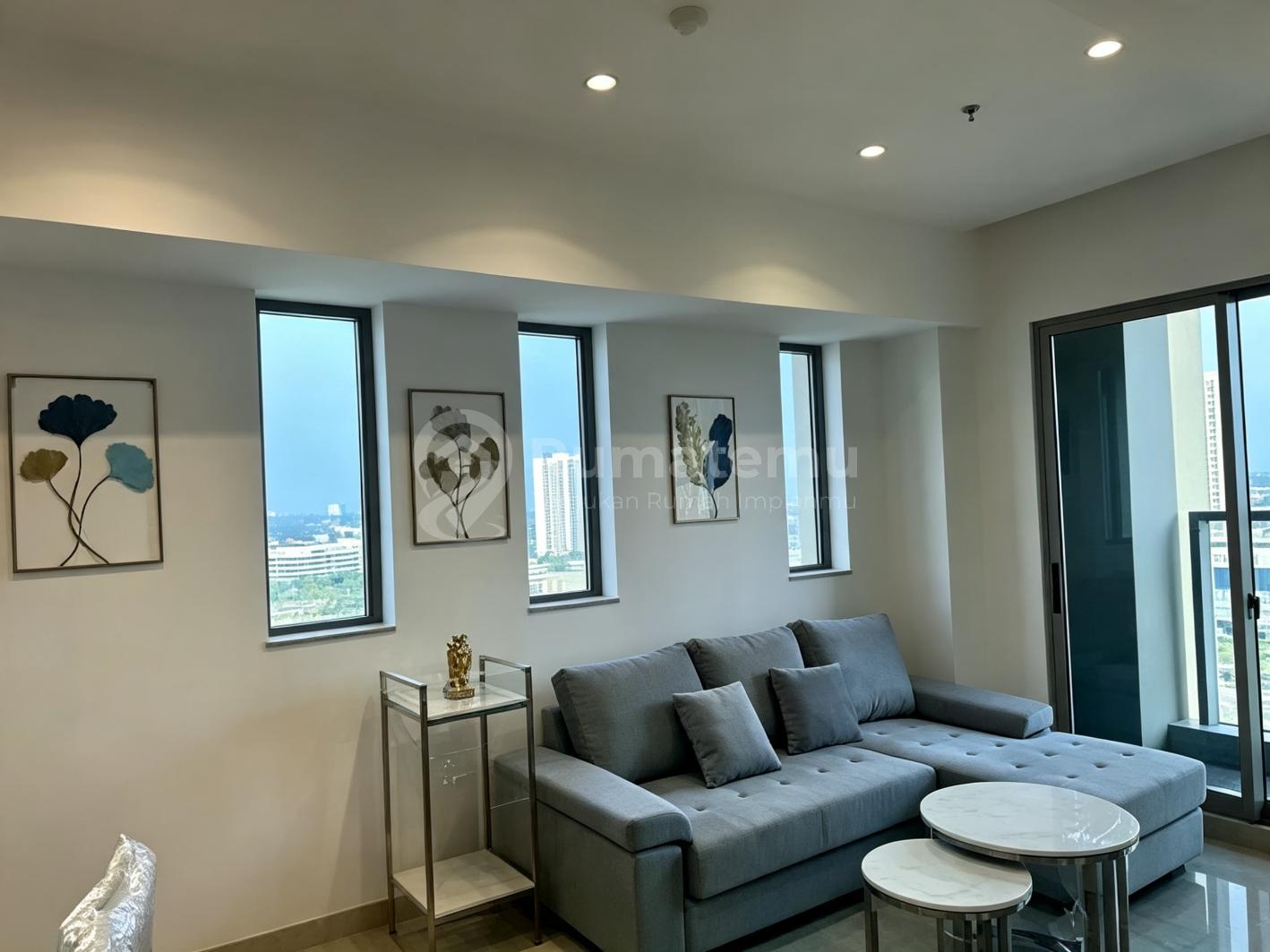 Disewakan 2 Bed Room Apartemen Branz Bsd City Lantai 19, Pertahun Rp. 138Juta