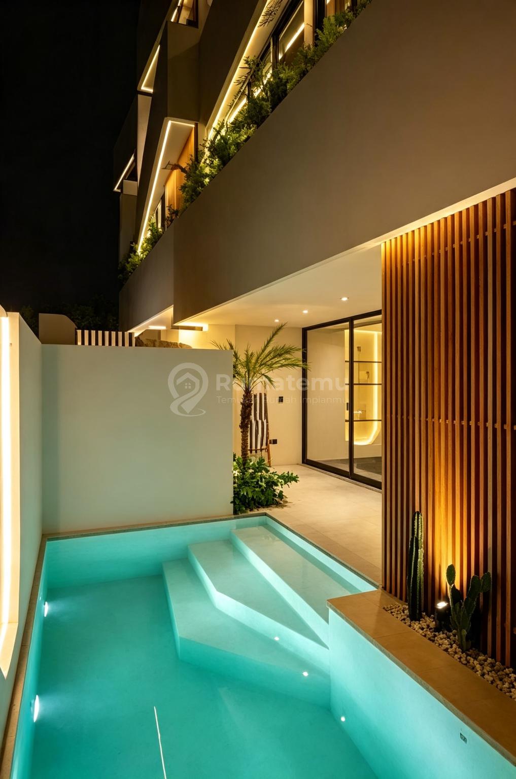 Beautyfull And Moder Design Villa For Rent In Tumbak Bayuh Badung