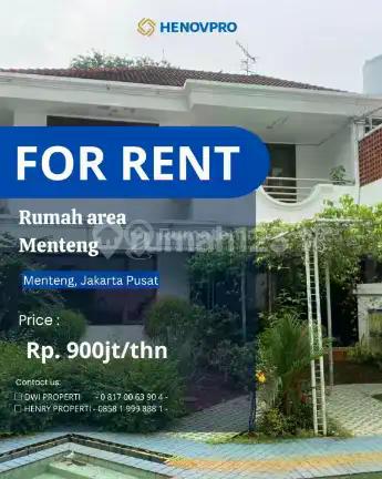 Disewa Rumah Siap Huni di Menteng Lokasi Strategis