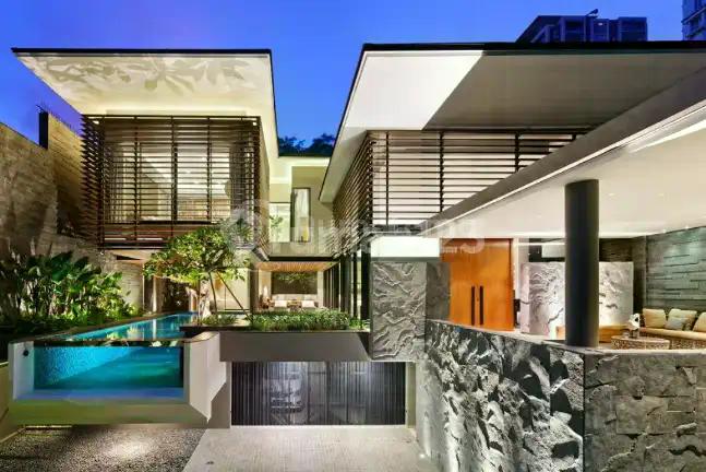 Dharmawangsa [Rumah]: Modern Minimalis Dgn Pool - Mewah