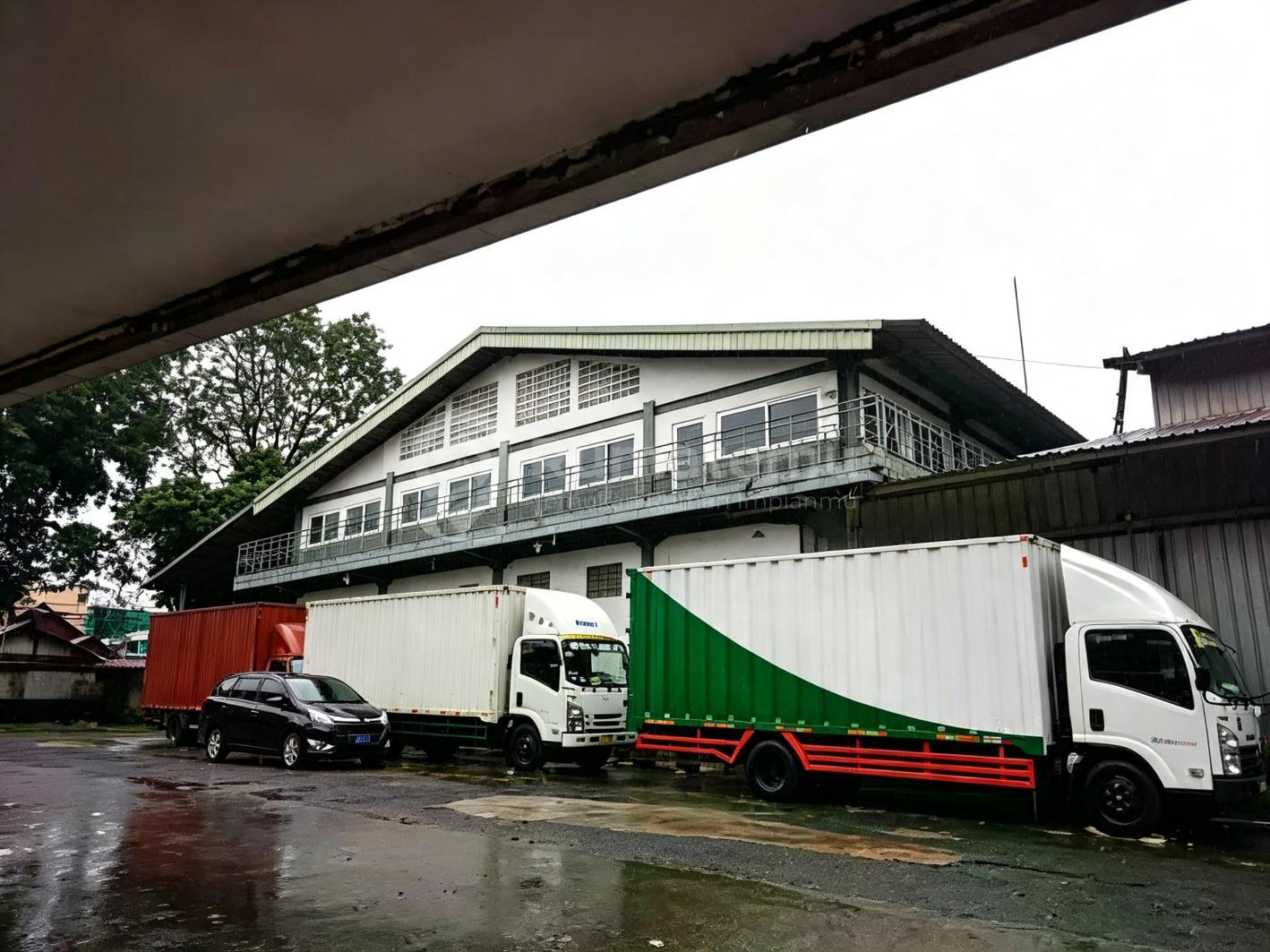 Ex Pabrik Minuman Ciangsana, Akses Container 40 Feet