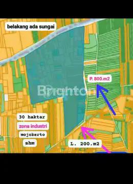 DIJUAL TANAH INDUSTRI DESA SAWO, 30 HAKTAR SHM, JETIS,MOJOKERTO,JAWA TIMUR