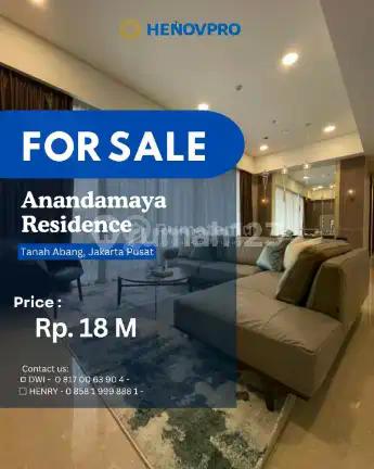 Dijual Cepat Anandamaya Residence Best Unit 3+1Br City View