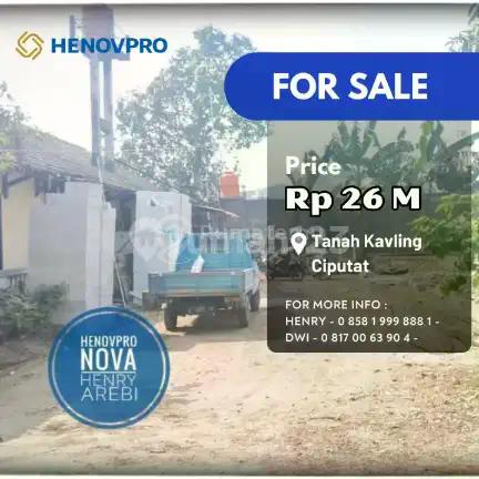 Harga Turun Mendekati Njop Kavling Ciputat Peruntukan Komersil