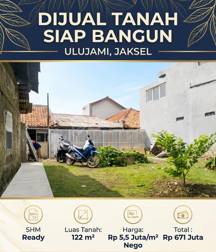 Masuk Gang !! Tanah Siap Bangun Haji Buang Ulujami Pesanggrahan Jakarta Selatan