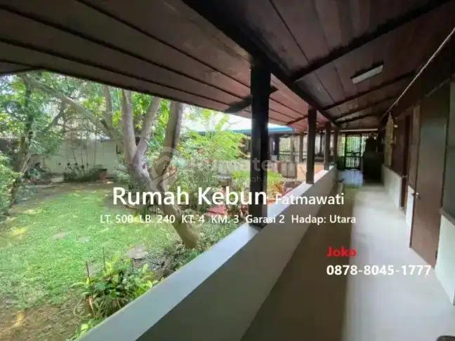For Sale:  Rumah Kebun di Komplek Fatmawati