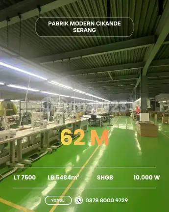Dijual Pabrik Siap Operasi Cikande Serang