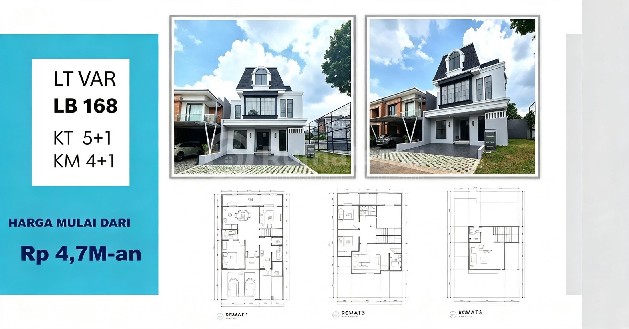 Dijual Rumah Baru Cluster Montana Discovery Flamine Lokasi Strategis Di Bintaro Jaya