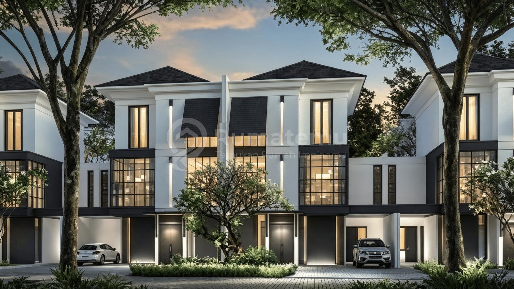 Jual town house cluster baru dengan swimming pool unit tertentu di Jeruk Purut