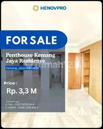 DIJUAL CEPAT DIBAWAH NJOP APT PENTHOUSE di Kemang Jaya Residence