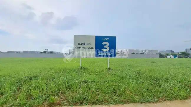 Kavling Komersial Eksklusif di Bsd City - Kawasan Tabebuya Depan Danau Vanya Park Luas : 2590 M2 Rp. 20Juta/M2