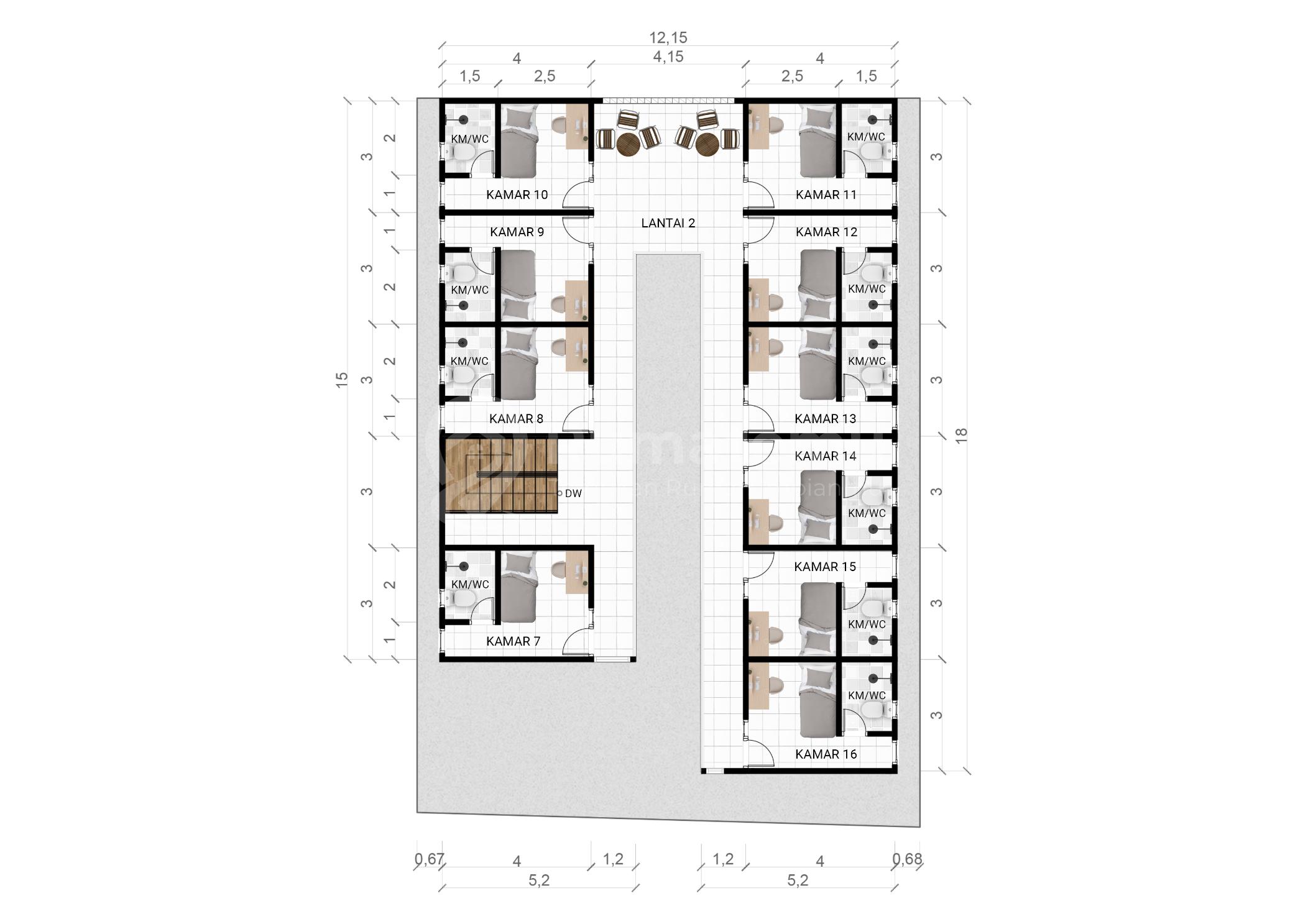 Kost Modern Jogja Utara Dekat UII & Jl. Kaliurang Km 14