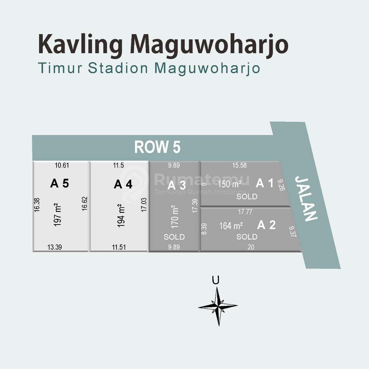 700 Meter Jl. Raya Tajem Tanah Jogja Maguwoharjo Sleman SHM Pekarangan