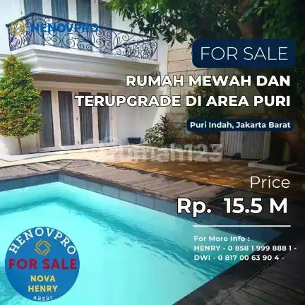 Dijual Rumah Mewah Dan Terupgrade di Area Puri Jakarta Barat