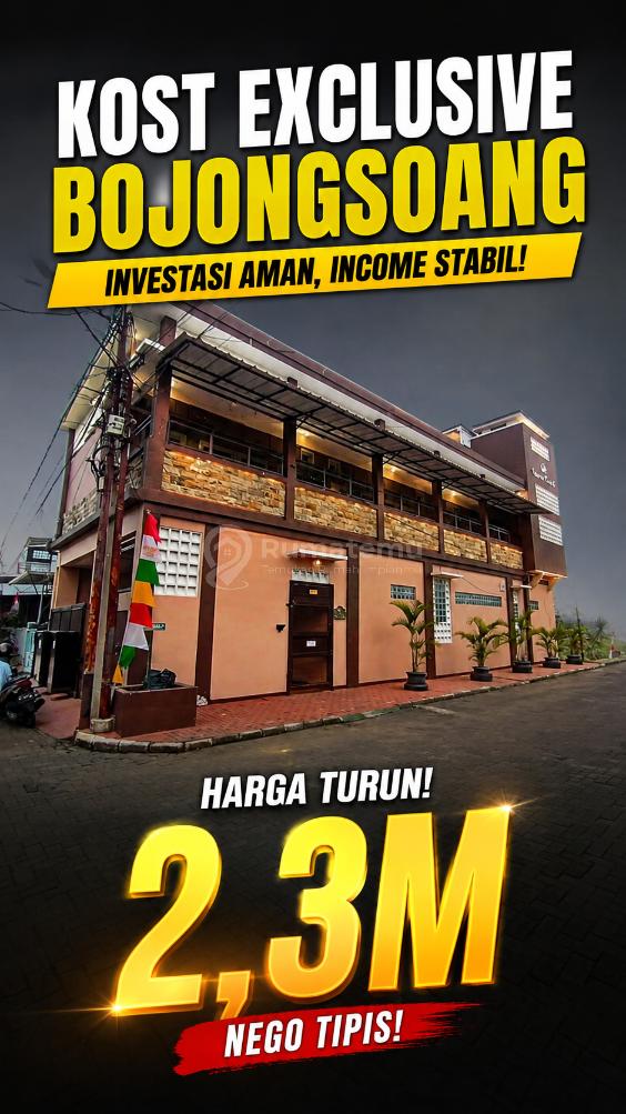 ROI 11% !! Rumah Kost Ekslusif Cikoneng Dekat Telkom University Bojongsoang Terusan Buah Batu Bandung