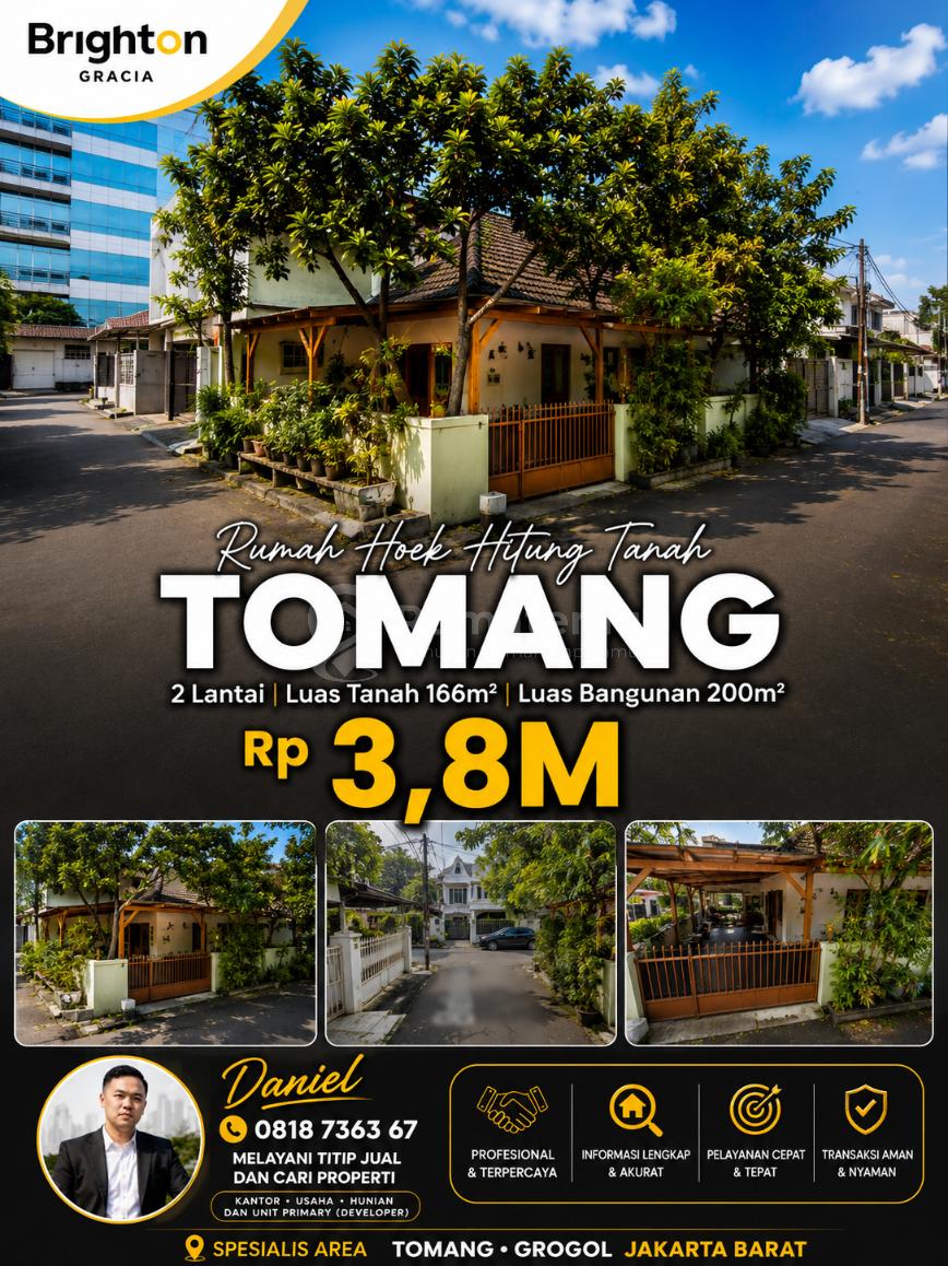 DIJUAL RUMAH TUA HOOK HITUNG TANAH TOMANG