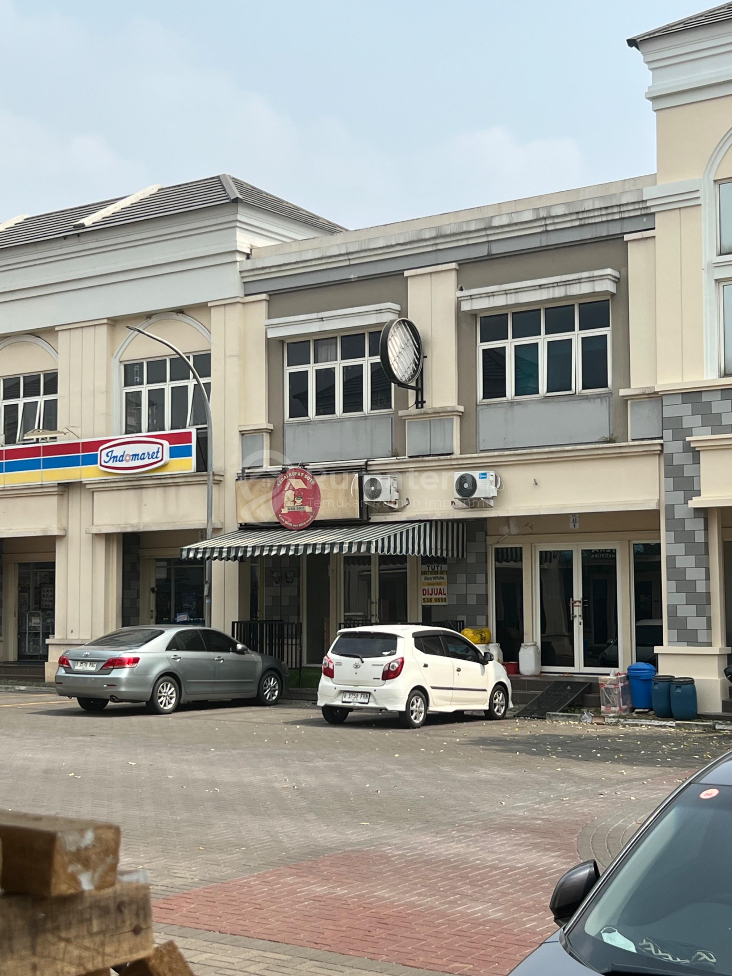 Ruko bsd nusa lokas disewakan 2 lantai siap usaha