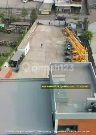 Dijual Tanah di Cakung Cilincing 2.200 m2 Ada Gedung dan Workshop