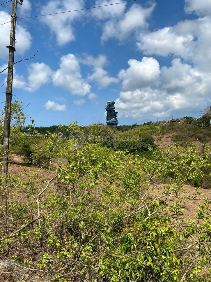 Dijual Tanah Main Road View langsung ke GWK (Garuda Wisnu Kencana) di Goa Gong, Ungasan, Denpasar, Kab.Badung, Bali