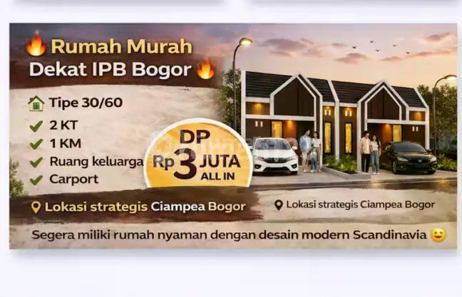 Cicilan cuma 1 Jutaan Per Bulan, RumahBogor