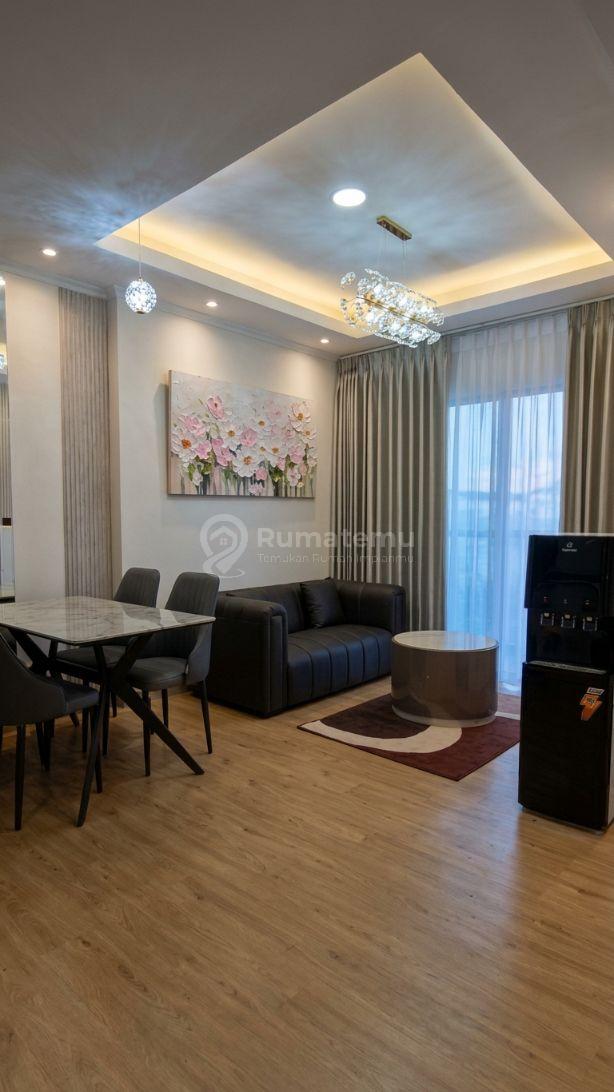 Dijual unit lt rendah apartemen Cityhome MOI 2BR, Ff new renov 