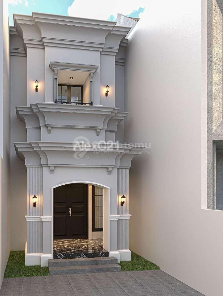 Dijual rumah baru design classic modern unfurnished di area Kebon Jeruk