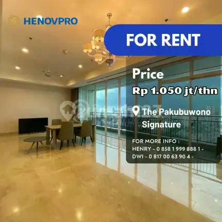 Pakubuwono Signature 4br+1 Study Luxury Unit Mid Floor City View