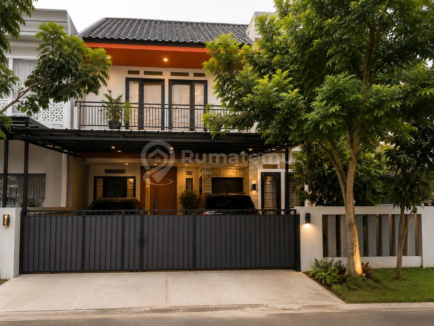 Rumah 2 lantai siap huni lebar 10 meter siap transaksi Kencanaloka BSD