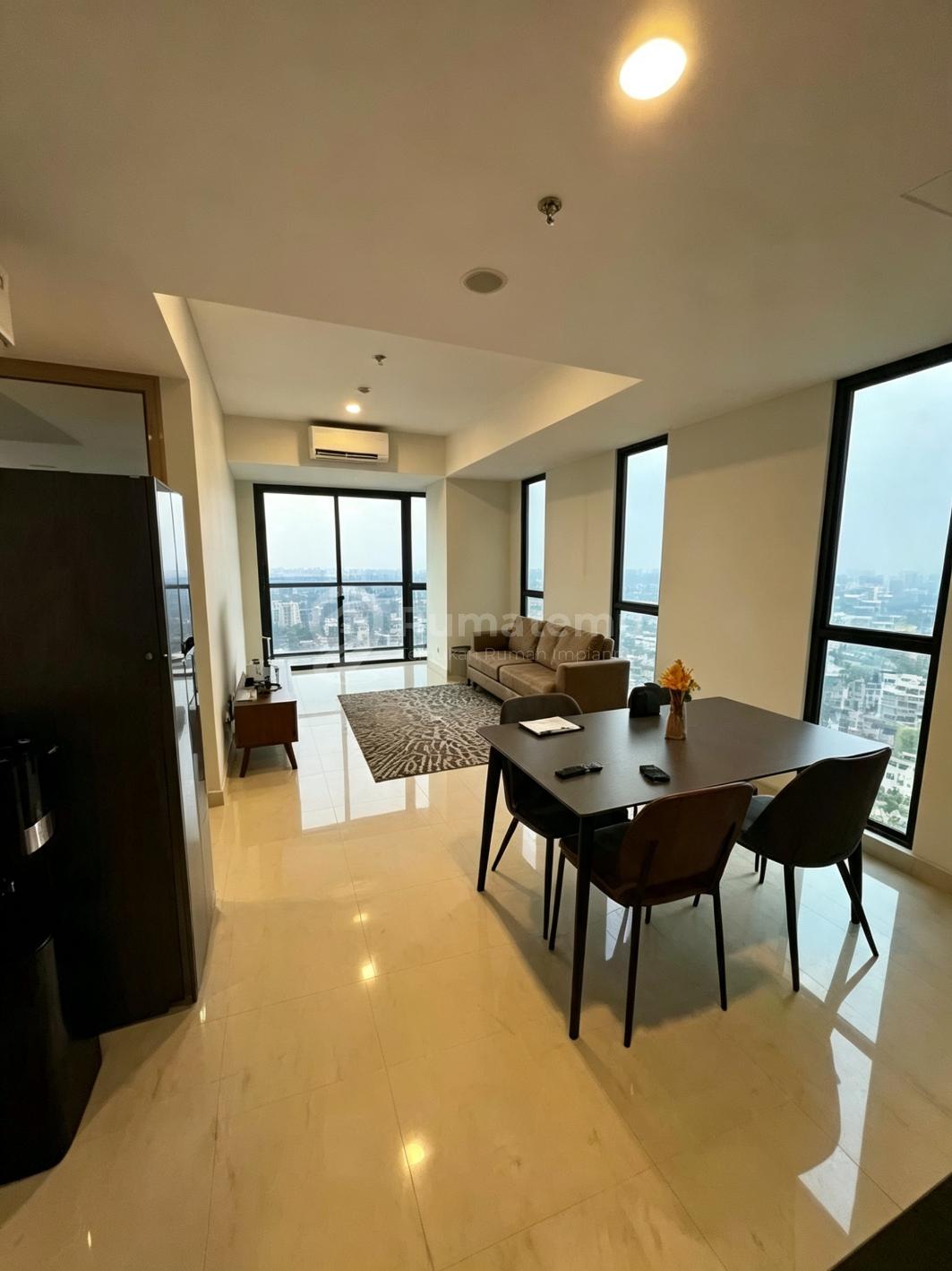 dijual apartemen Upper West BSD Furnished, lantai 23 Furnished, posisi Hoek, siap huni Harga Rp. 3 Miliar nego