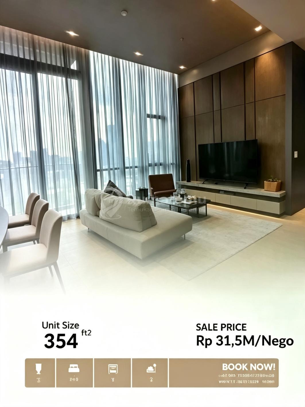 Masterpiece Living, Dijual Unit 3Br Eksklusif di Lavie All Suites Kuningan