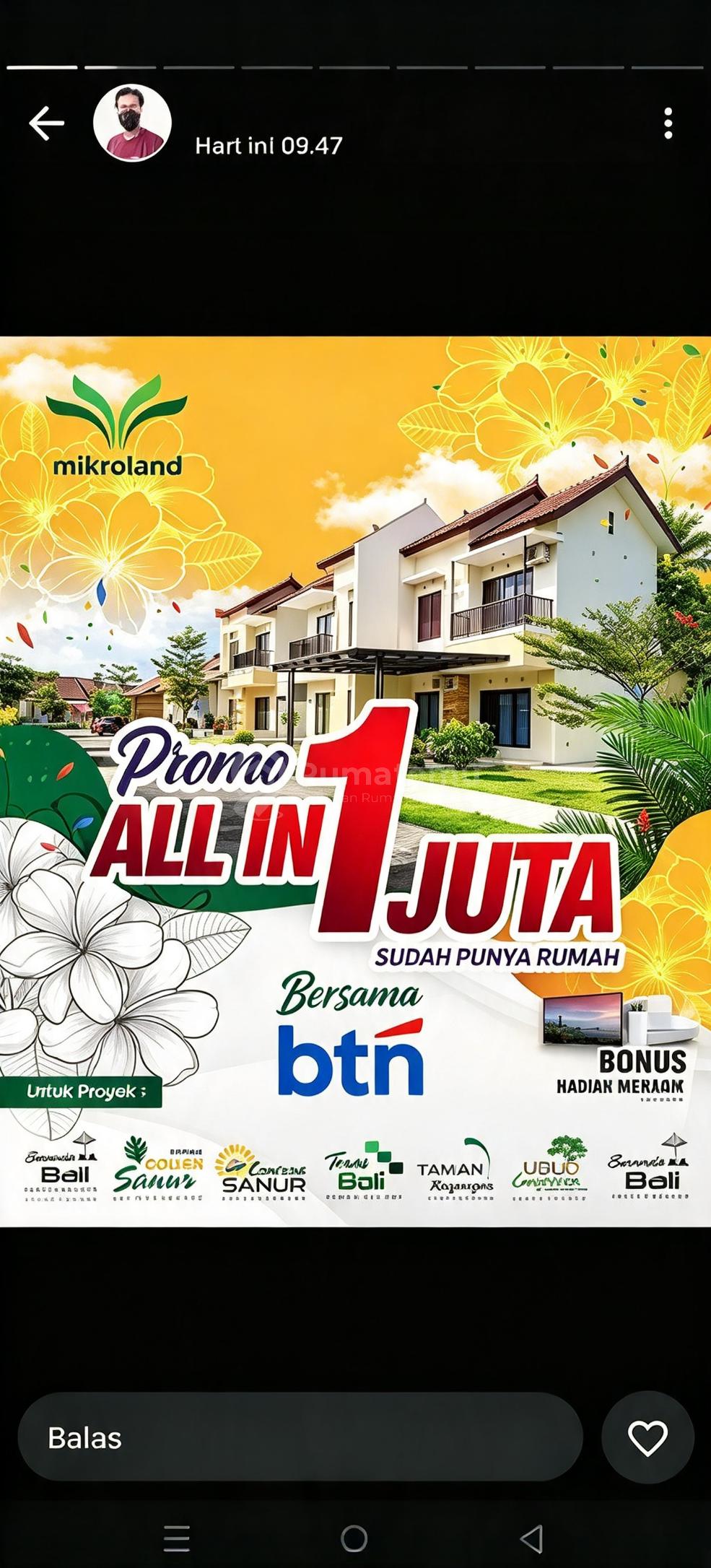 Rumah Tanpa DP Sampai Terima Kunci di Lentera Sanur Magetan bisa Flpp By Prabowo Siswanto Property