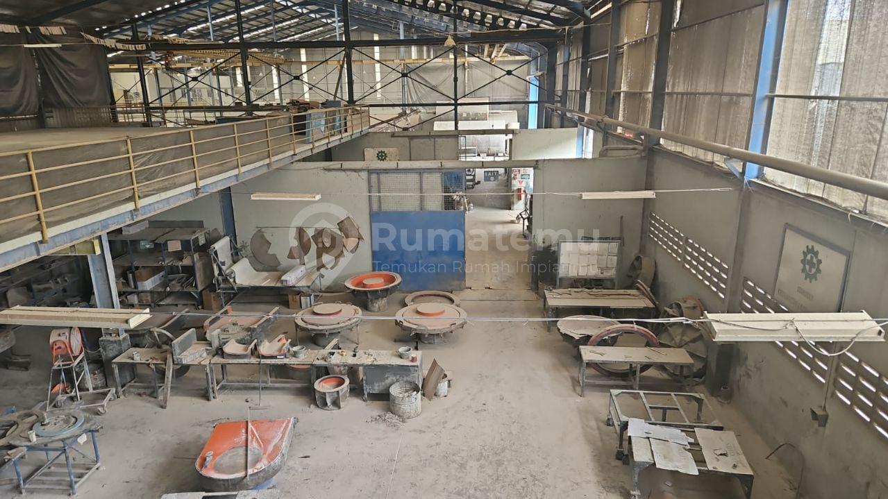 Pabrik & Gudang Izin Industri Siap di Gunakan Luas 1,3 Ha dengan Crain di Narogong KM 16 Ciketing Bekasi