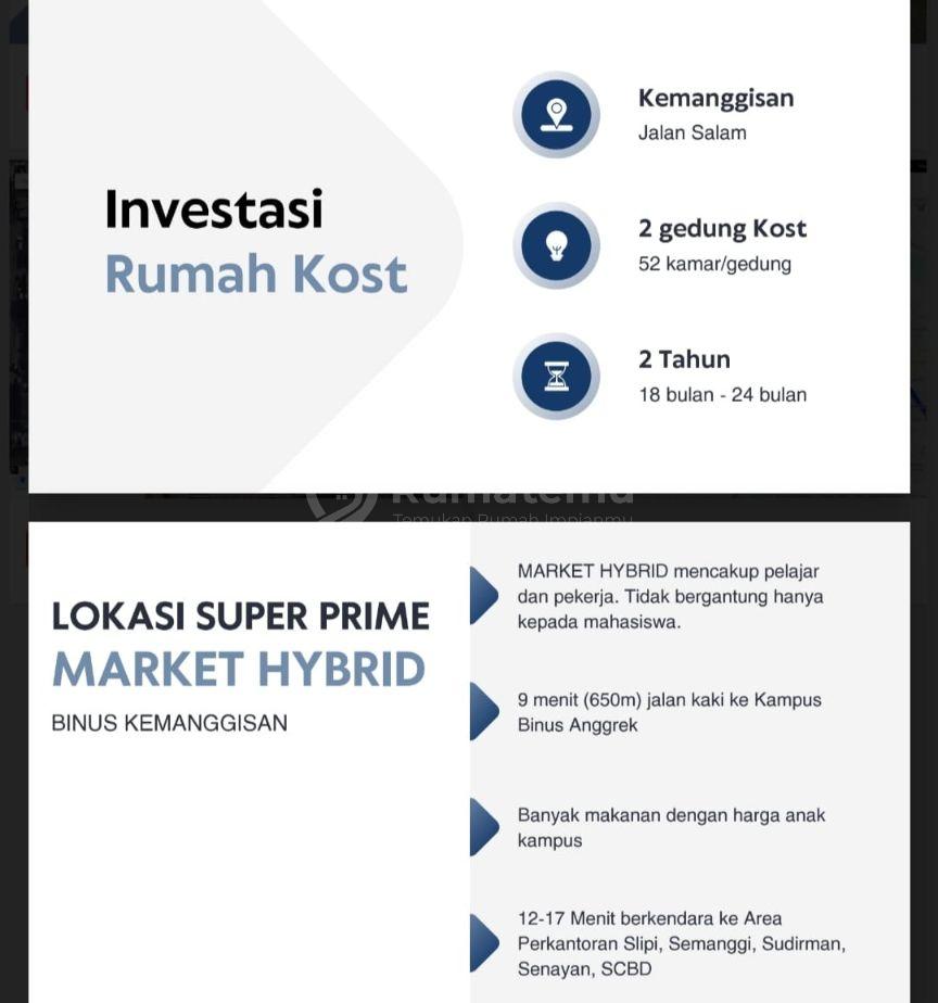 Dijual Tanah di Jl. Salam Raya, Kemanggisan, Jakarta Barat
