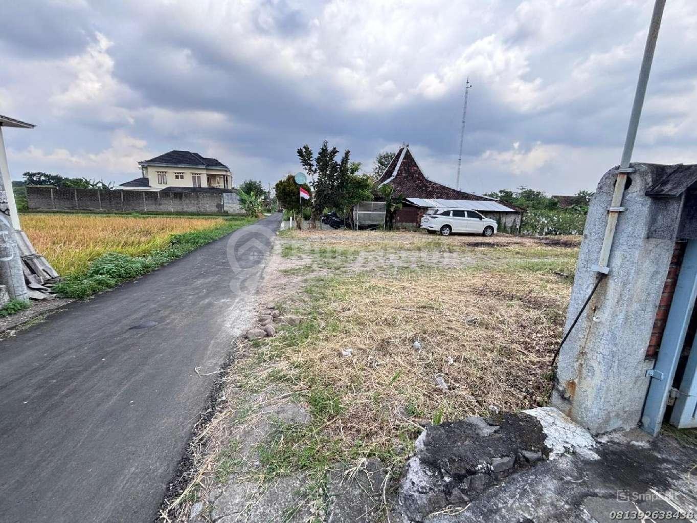Depan KUA Ngaglik Tanah Cantik View Sawah & Gn. Merapi Dekat Jl. Damai