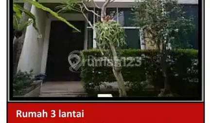 Di Jual Rumah 3 Lantai Aset Bank di De Oaze Jl. Gelong Baru Utara 2 Tomang, Grogol Petamburan, Jakarta Barat.
