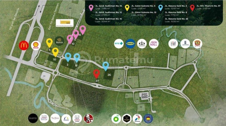 Dijual Kavling Komersial di Boulevard MH Thamrin, Sentul City