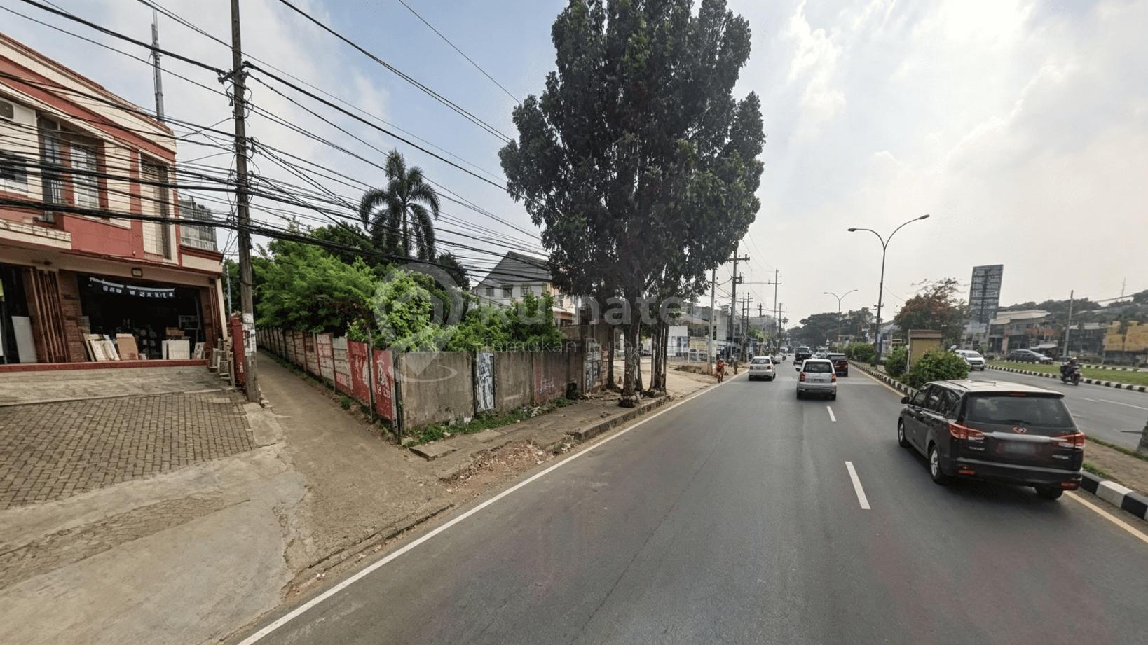 Dijual tanah komersil ocok utk mini building/ruko/cafe/resto/sekolah/rumah sakit di Jl.Alternatif Cibubur, Cileungsi