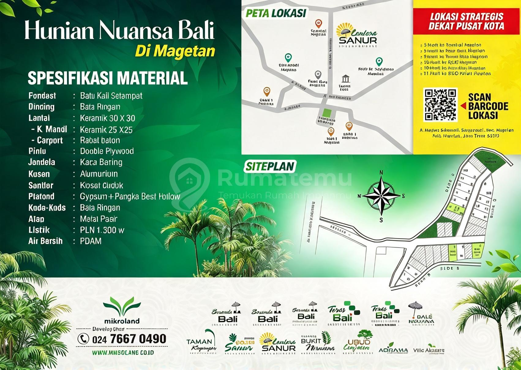 Hunian Nuasa Bali di Perumahan Lentera Sanur Magetan Dekat Samsat By Prabowo Siswanto Property