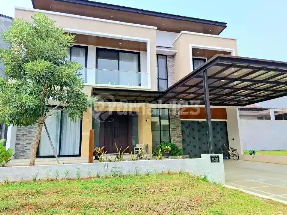 Dijual Cepat Rumah Modern Tropical Alam Sutera, Semi Furnished
