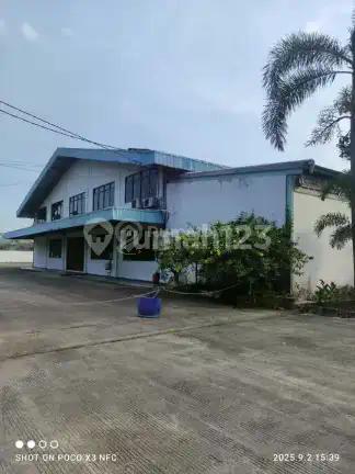 Dijual Bekas Pabrik Tidak Jauh Dari Exit Toll Cikande