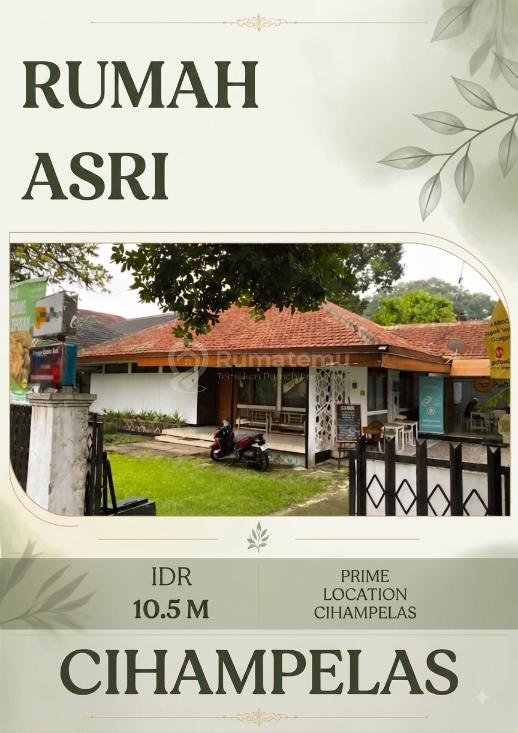 Rumah Lama Terawat Cihampelas Dekat Cipaganti, Ciumbuleuit  Bandung