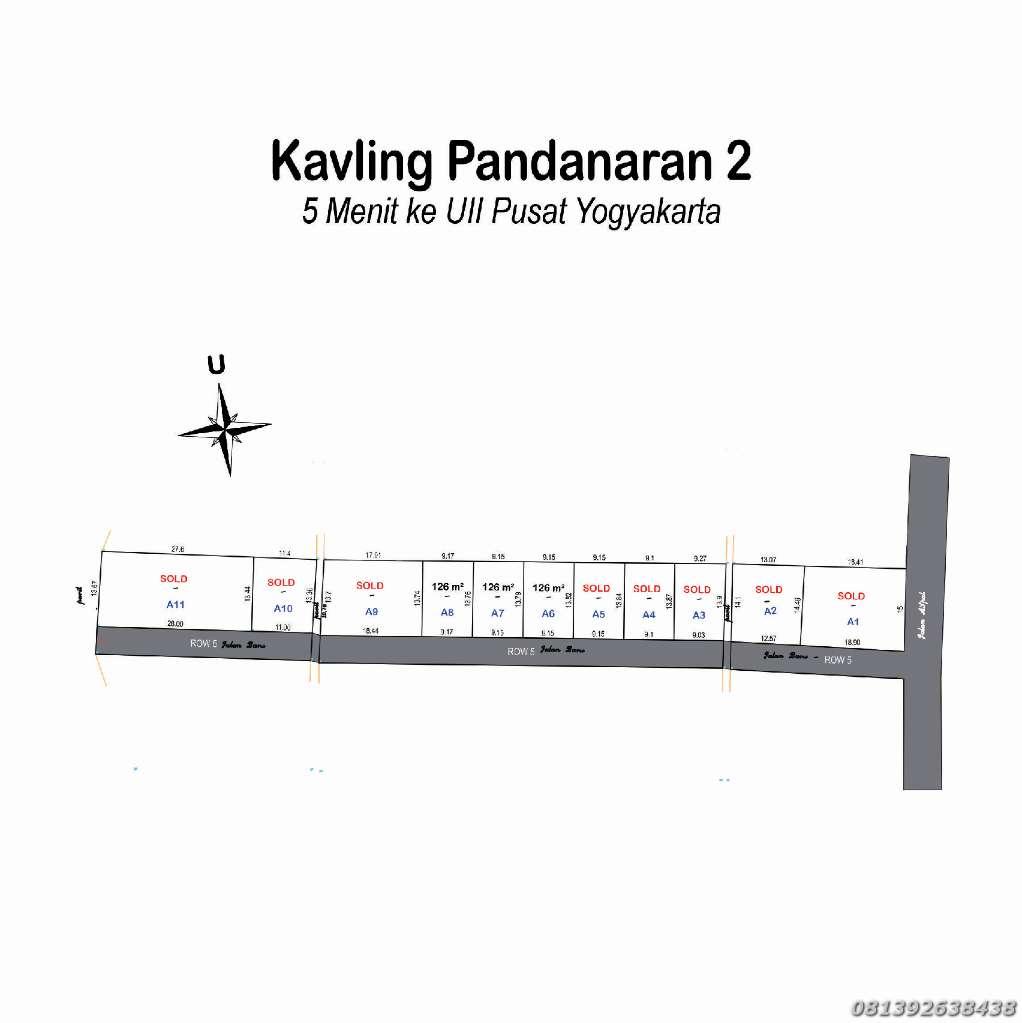Tanah Murah Jogja Dekat Jalan Kaliurang Km 14 SHM Cocok Kos Homestay