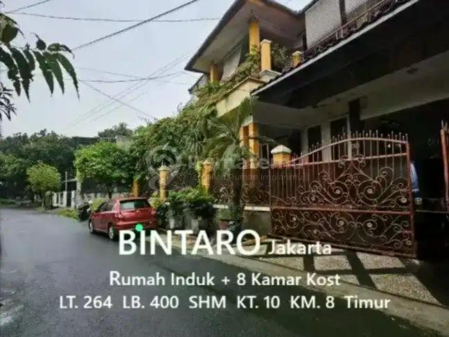 For Sale:  Rumah Induk dan 8 Kamar Kost terisi Penuh di Komplek Bintaro, Jakarta Selatan.