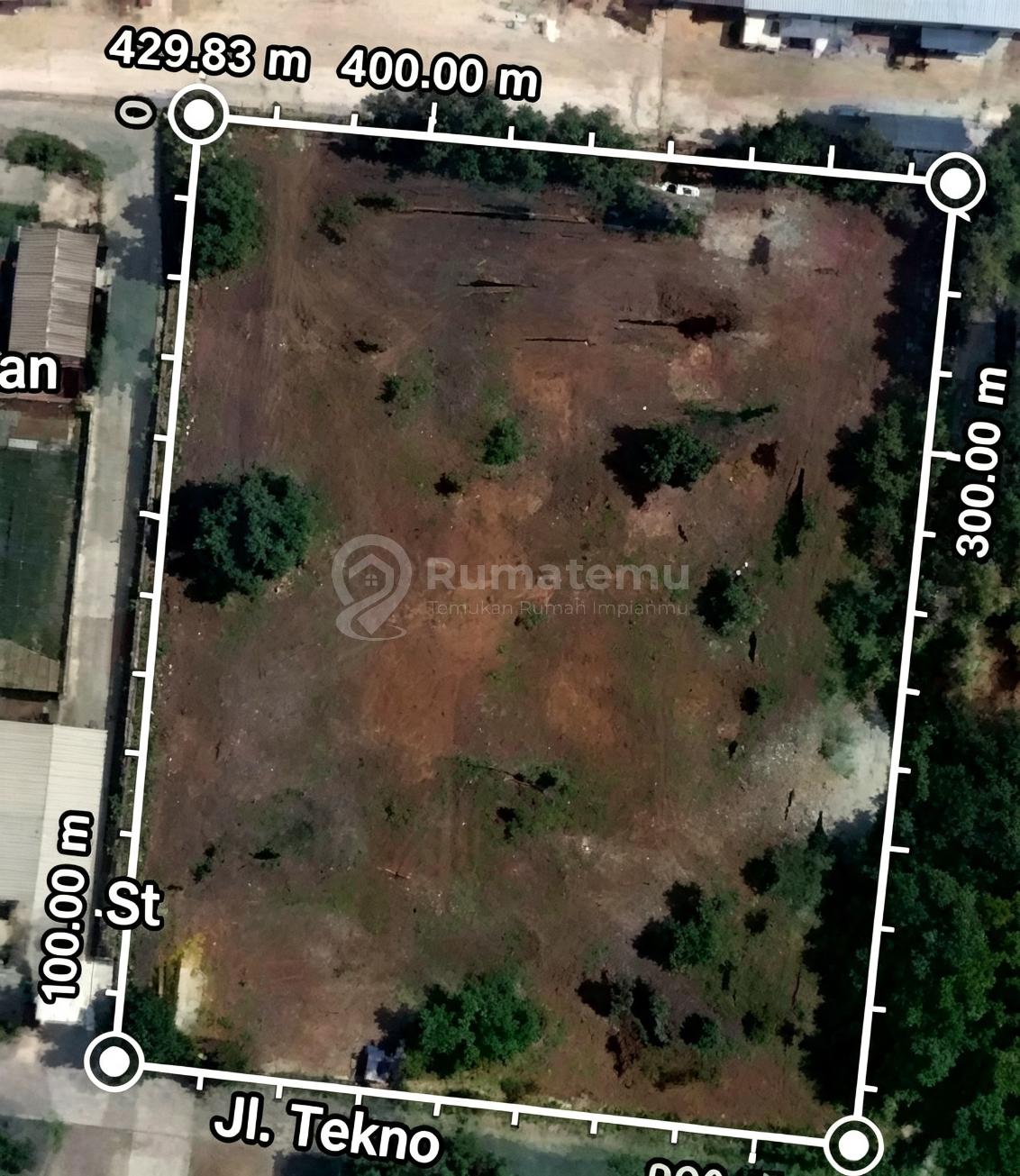 Kavling di Pergudangan Taman Tekno Bsd City 1Ha. Cocok untuk Gudang dan Kantor. Harga Rp. 15Juta Permeter Nego